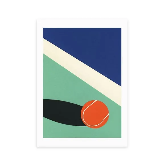 East End Prints Arizona Tennis Club II Print by Rosi Feist 2