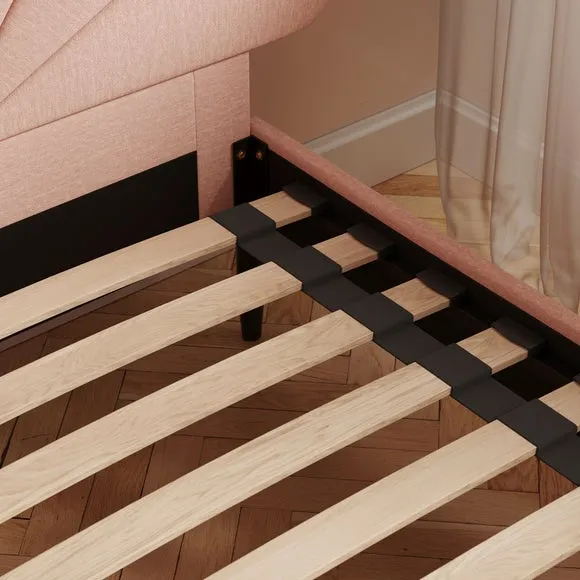 Kids Chenille Petal Bed Frame 4