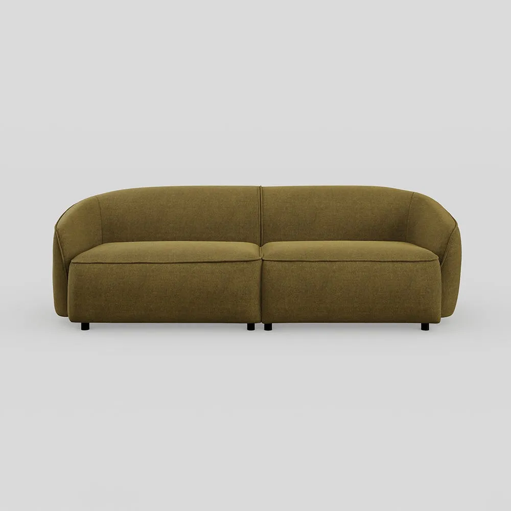 Heal's Aurelie 3 Str Sofa Smart Luxe Velvet Peridot 1