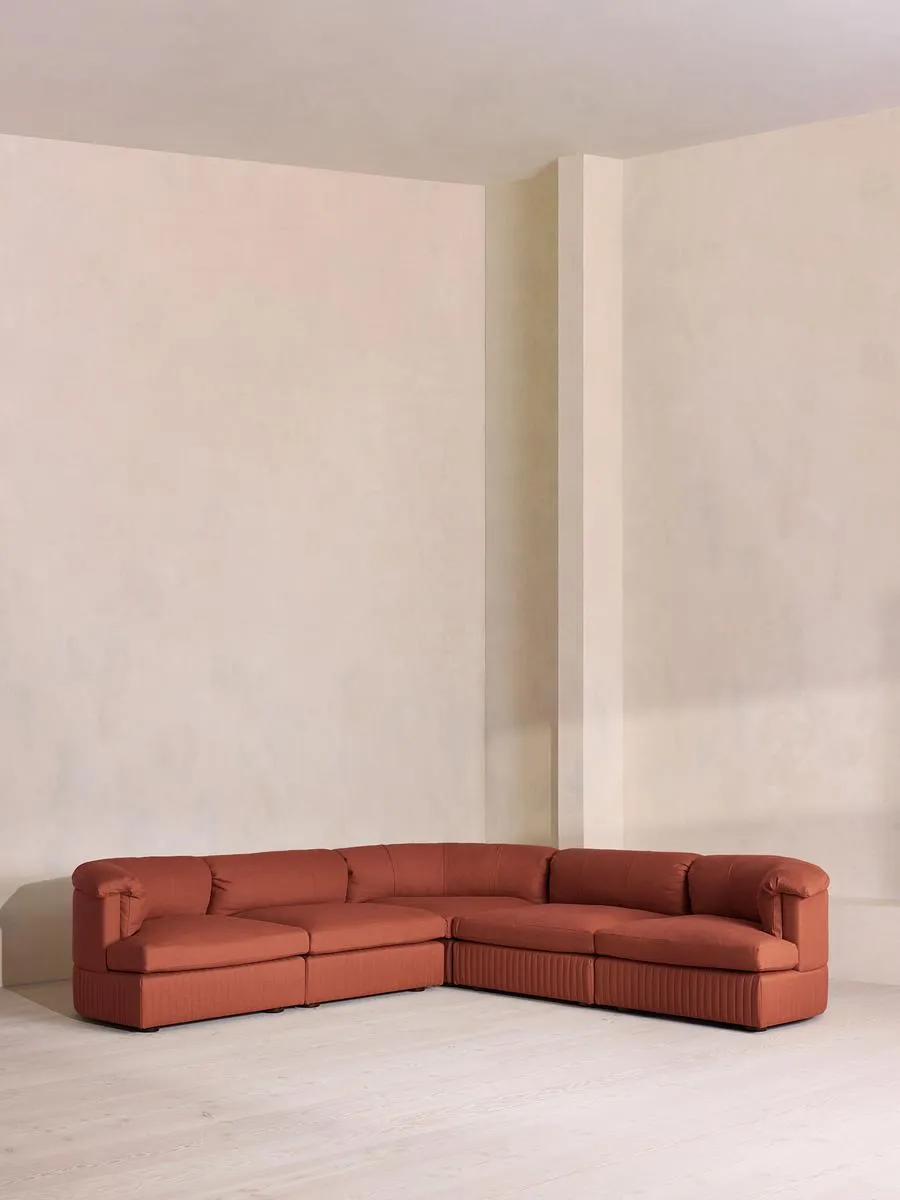 Oona Modular Sofa, Corner Sofa, Linen, Sienna