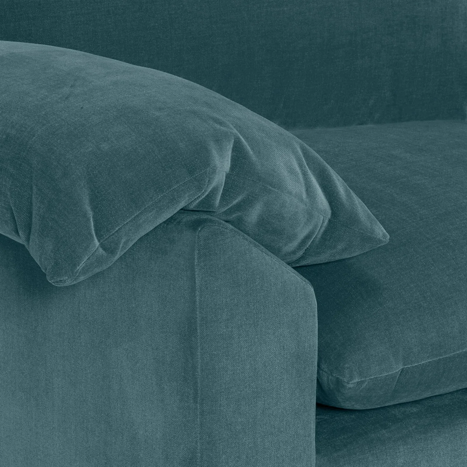 Hoxton Large Sofa, Teal Fabric | Barker & Stonehouse 6