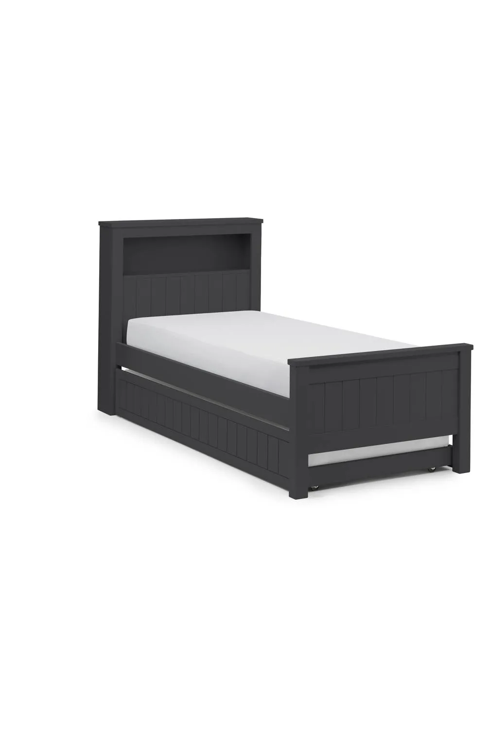 Julian Bowen Maine Bookcase Bed with Underbed Trundle in Black 3