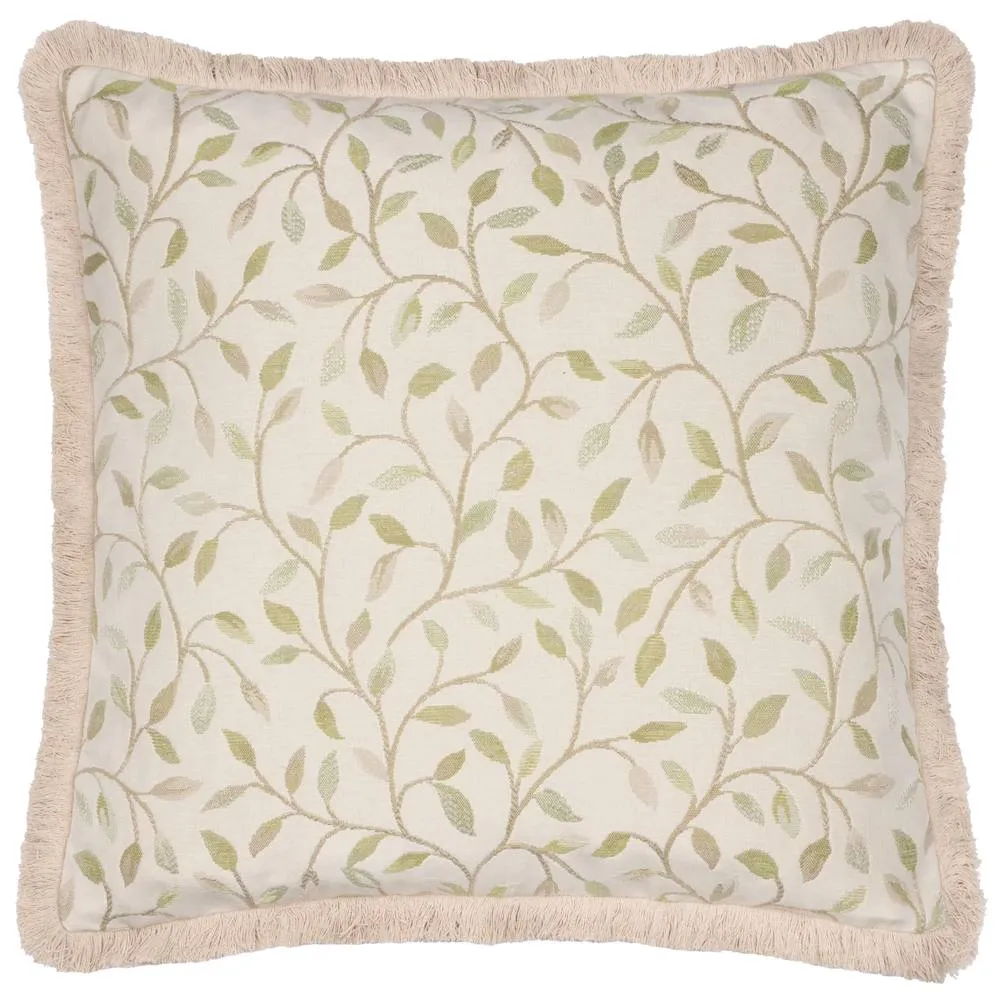 Voyage Maison Cervino Jacquard Cushion in Green 2
