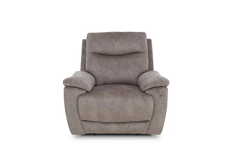 Sloane Fabric Power Recliner Chair with Power Headrest - Marble Charcoal Grey
