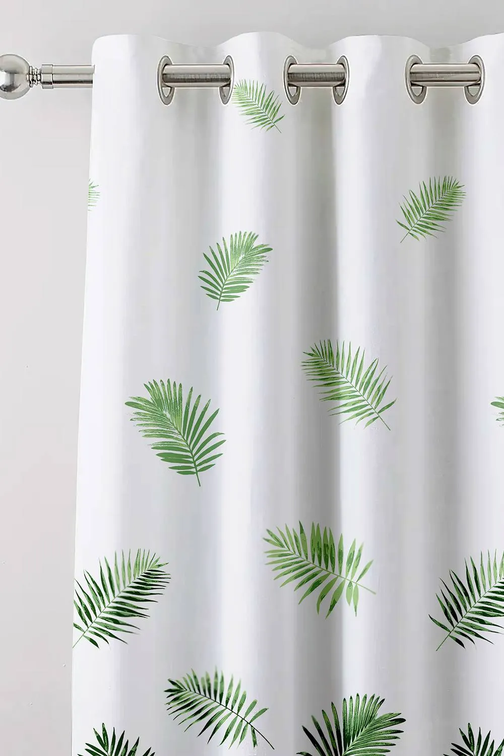 Martex Fern Pencil Eyelit Curtains & Tie Backs in White