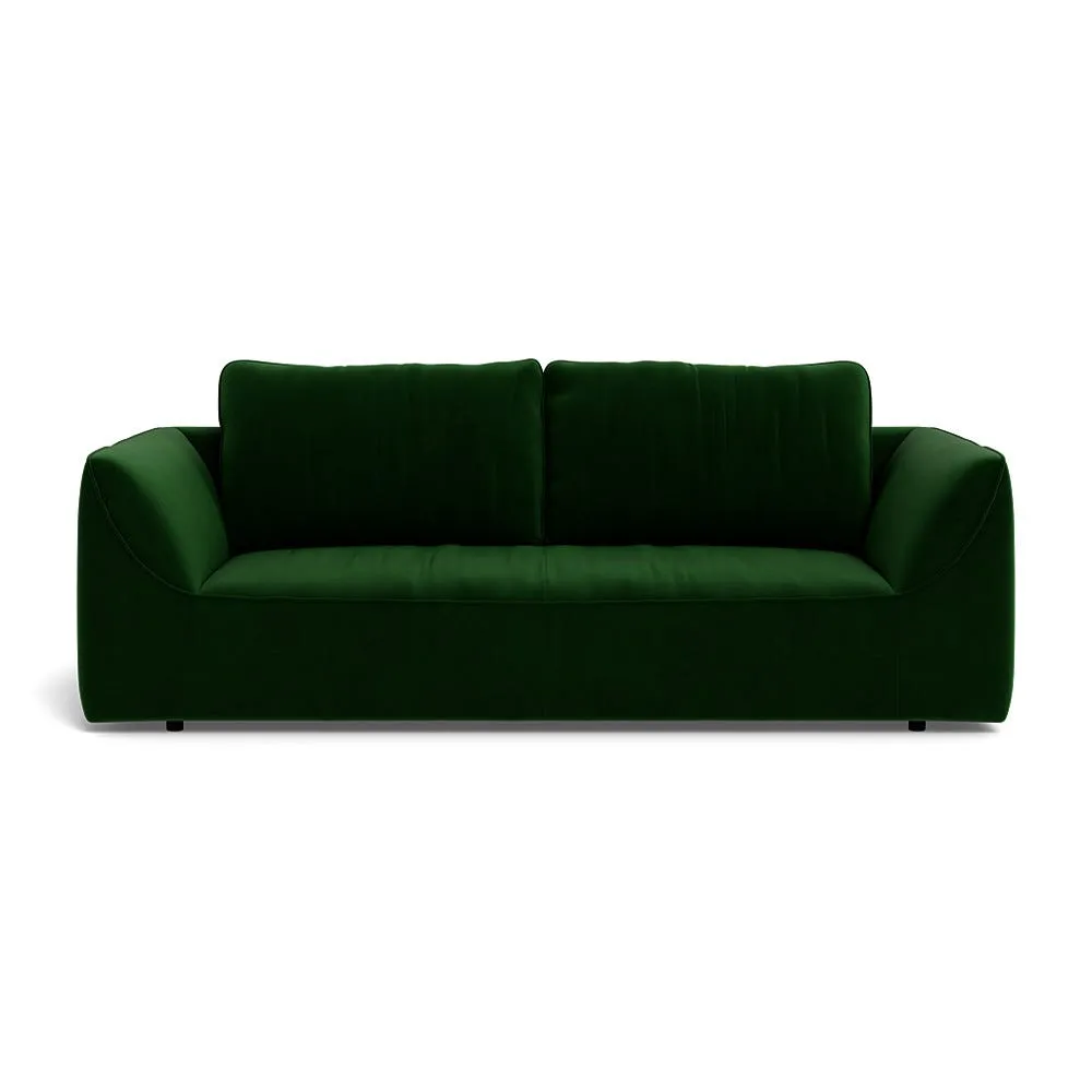 Heal's Morven 3 Seater Sofa Smart Velvet Forest 1