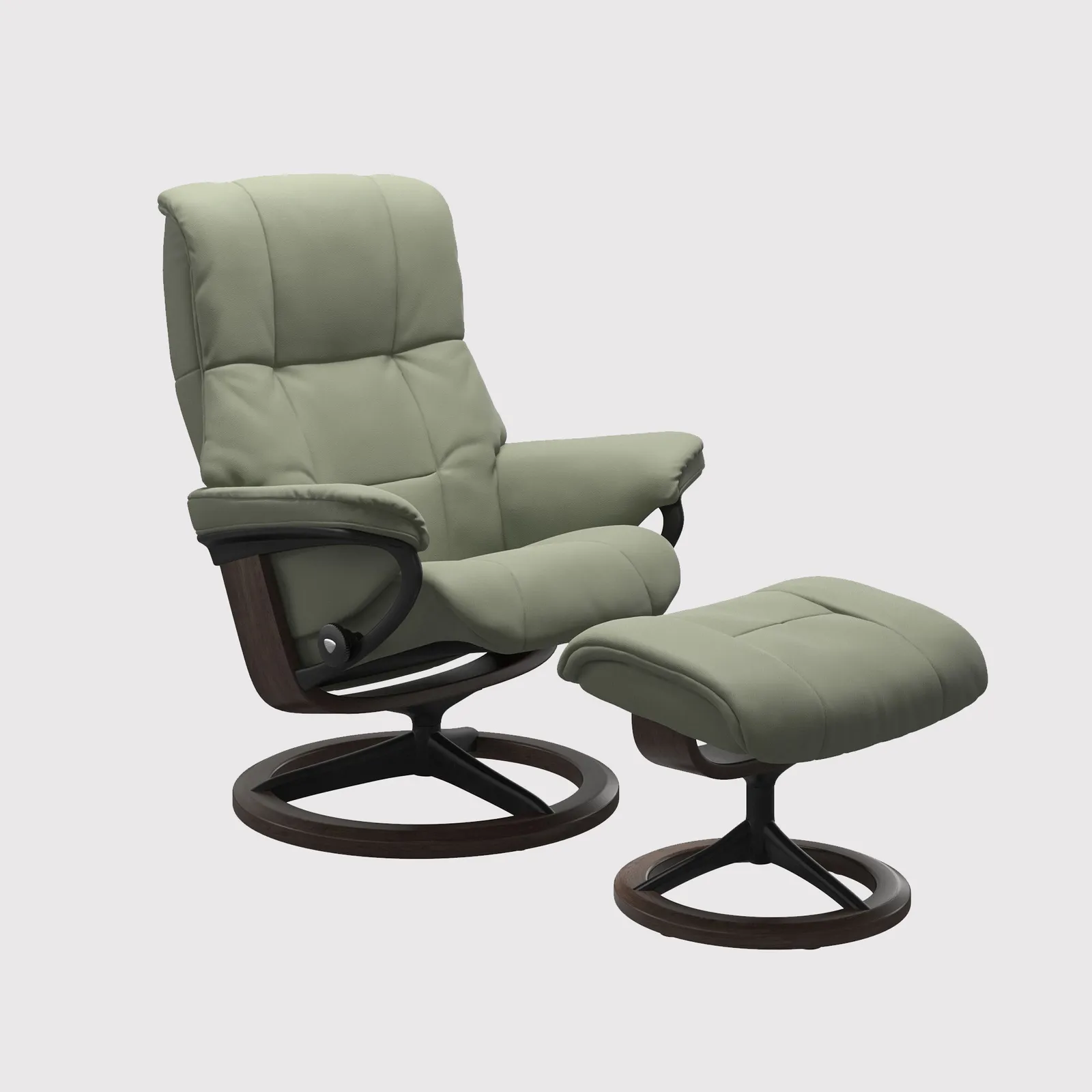 Stressless Mayfair Large Signature Recliner Chair & Footstool Leather | Barker & Stonehouse