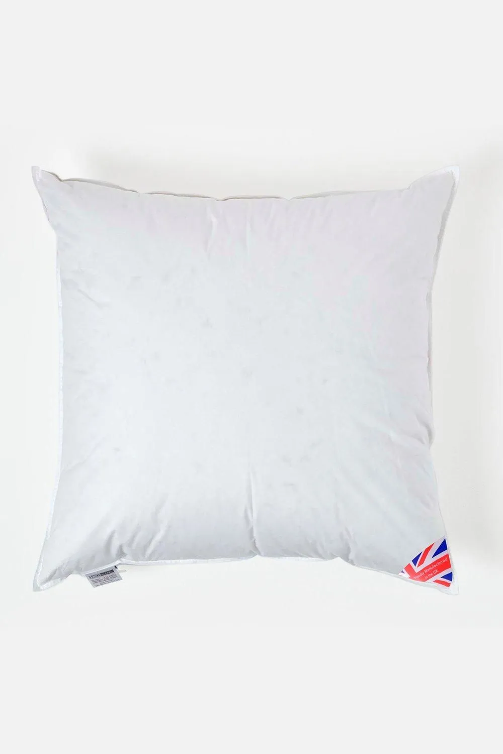Homescapes Duck Down Cushion Pads Inner Insert Filler Machine Washable in White