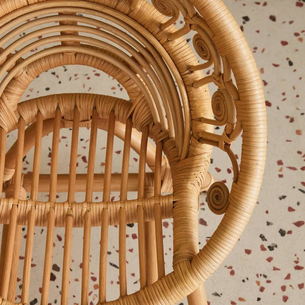 sweeek Children's rattan chair in Beige 5