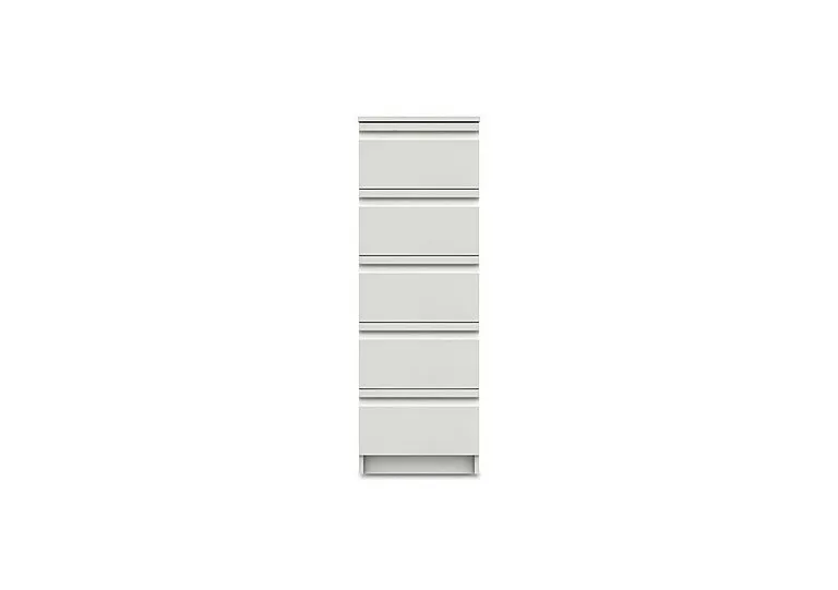 Kings Cross 5 Drawer Tallboy - White