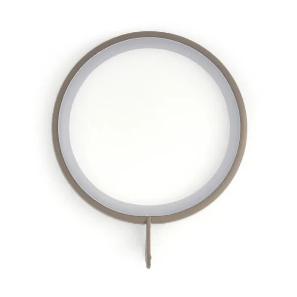 Pack of 6 Flat Lined Curtain Rings 2