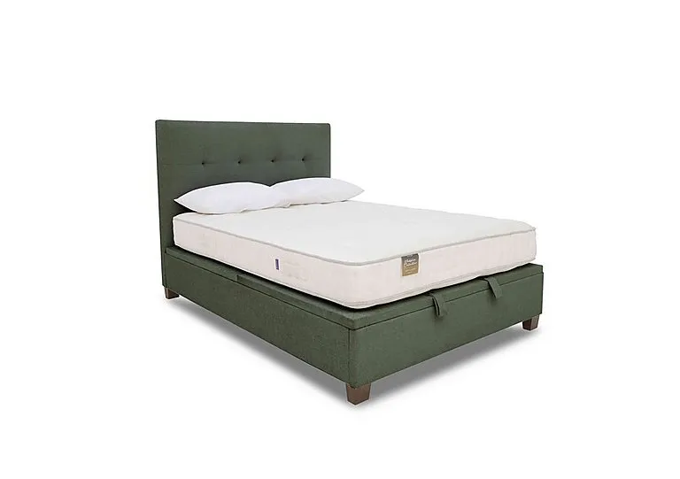 Hadley Ottoman Bed Frame - King Size - Winter Moss