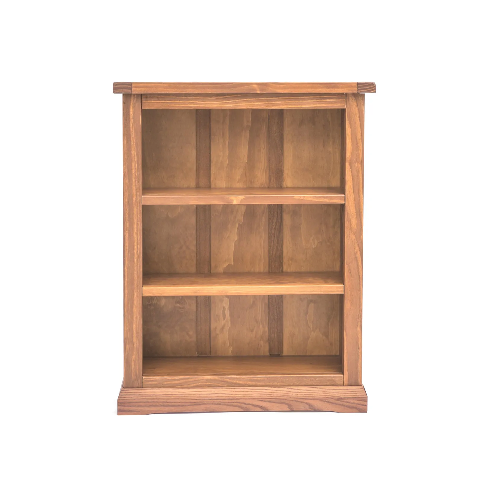 Cabinet Bits Bookcase with Plinth 90x70x25cm in Brown 1