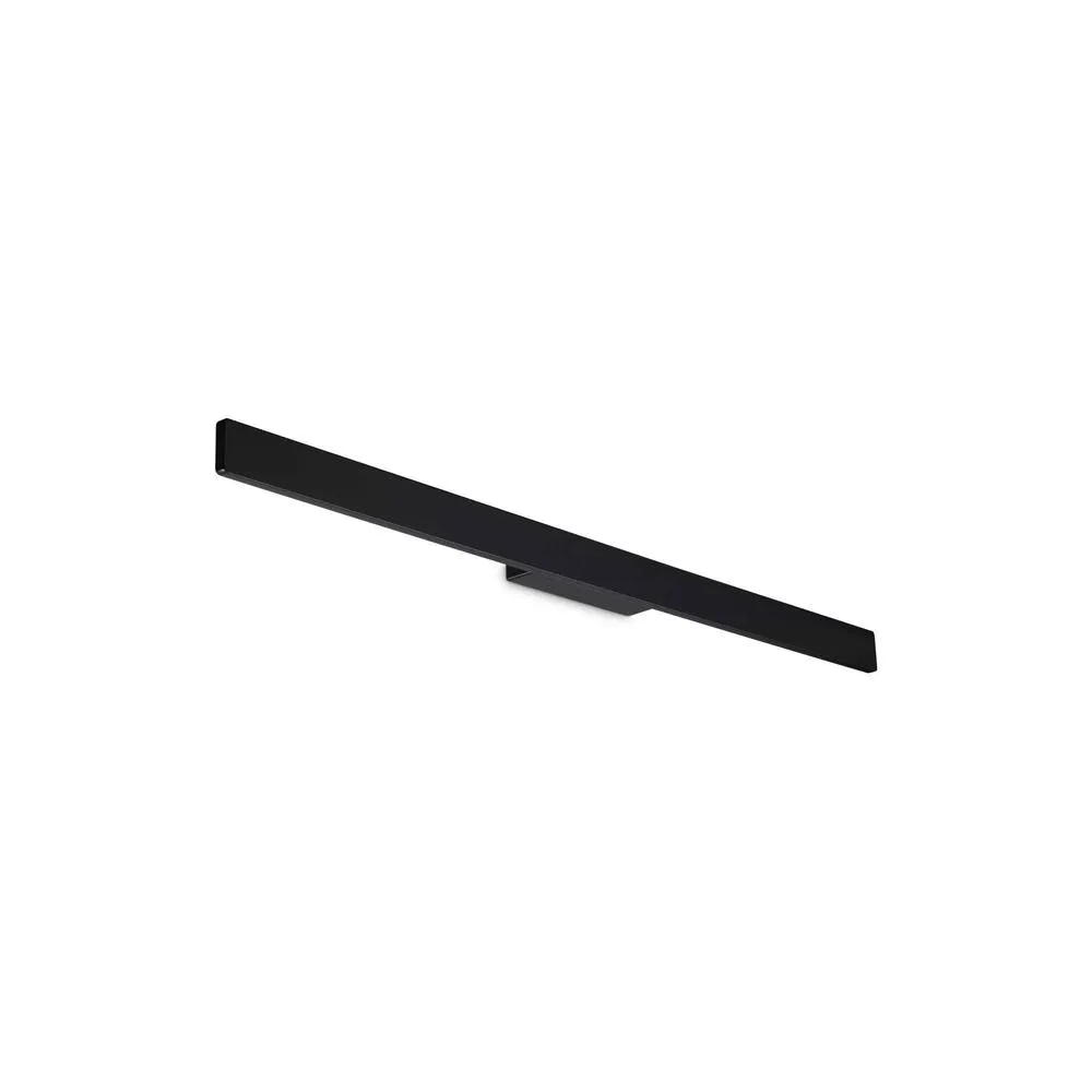 Netlighting Linea Outdoor Flush Wall Lamp Black 1950Lm 3000K IP54