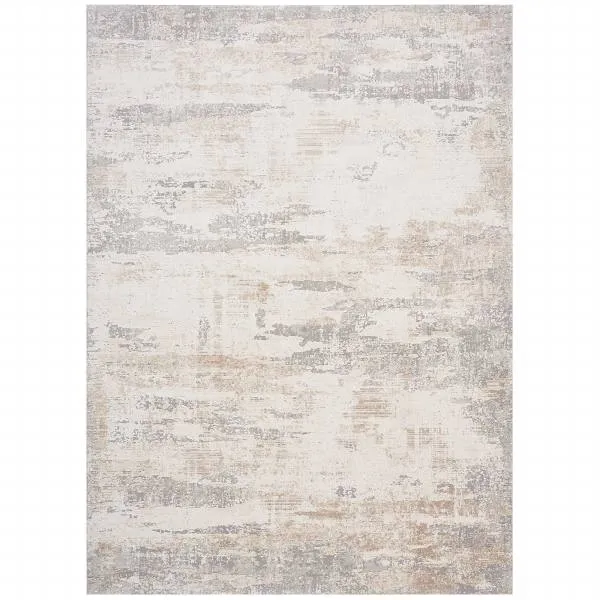 Astral Rug In Pearl - 8mm Pile - 100% Acrylic - Machine Woven In Turkey - W120 x D180cm