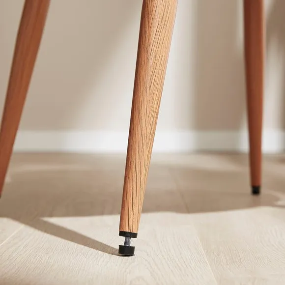 Astrid Dining Chair, Flatweave Fabric 4