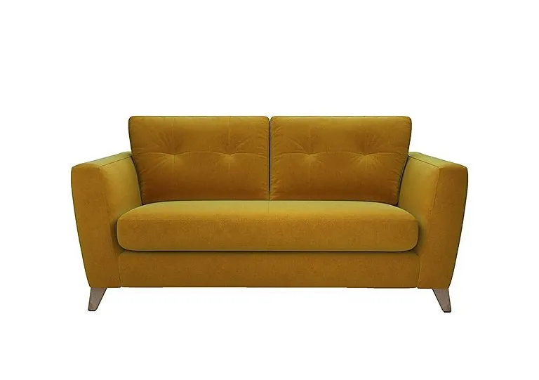 Hermione 2.5 Seater Fabric Sofa - Golden Spice