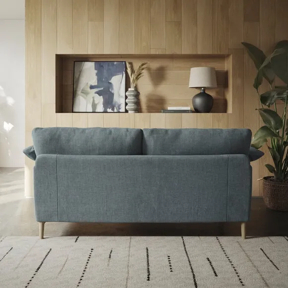 Hector Tonal Plush Chenille 3 Seater Sofa 4