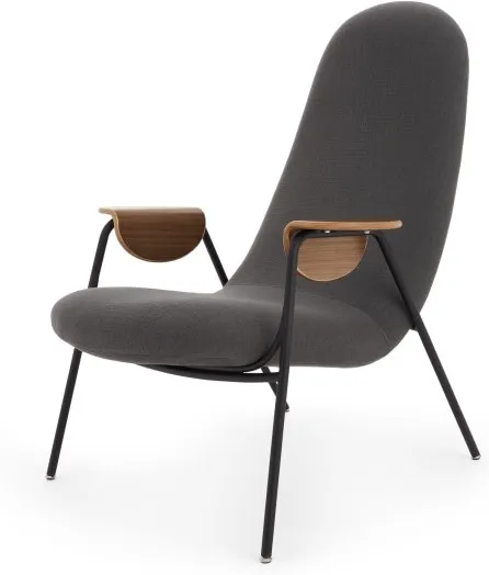 Drew Accent Chair, Slate Grey