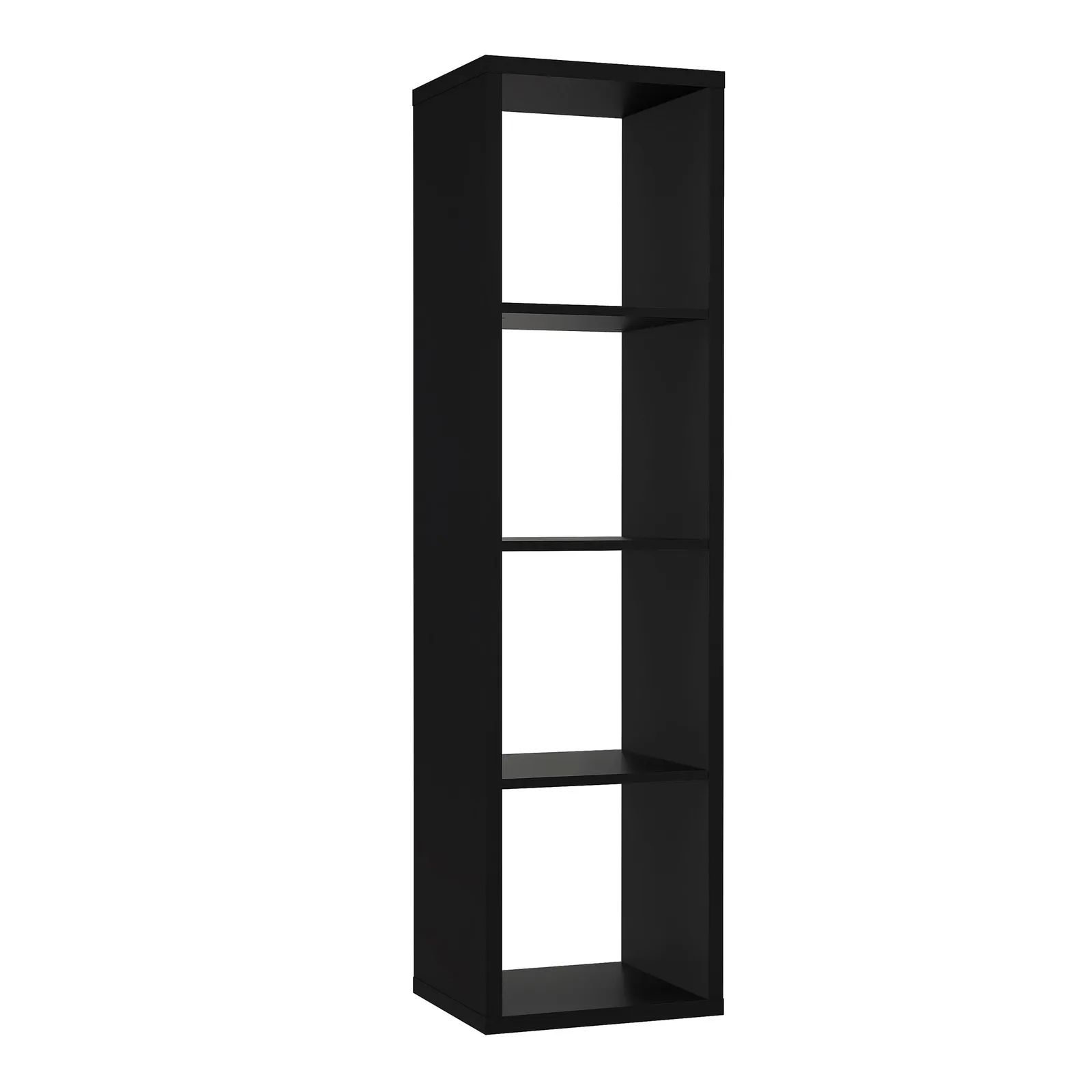 Furniture To Go Mauro 3 Shelves Storage Unit in in Black