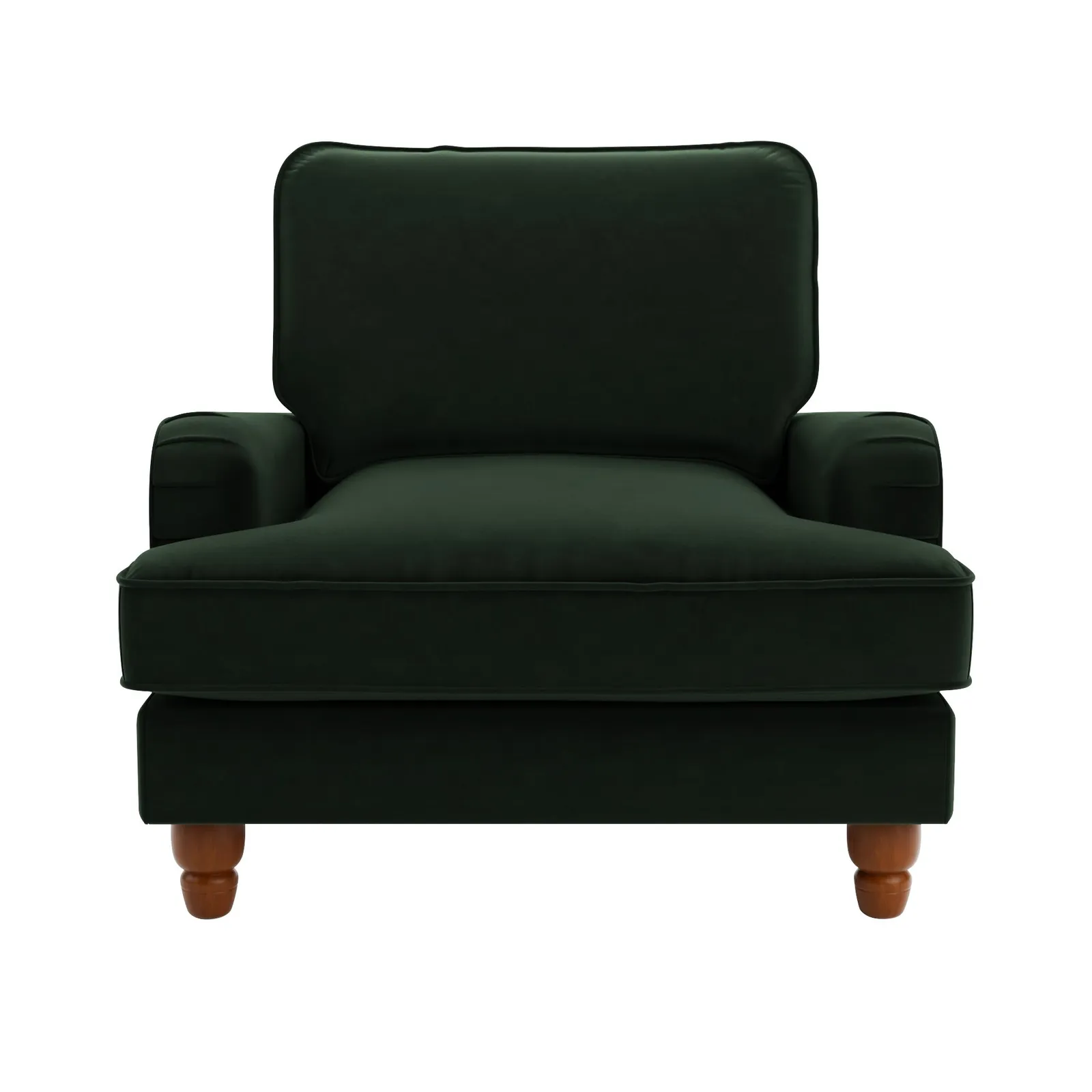 Beatrice Velvet Armchair Green