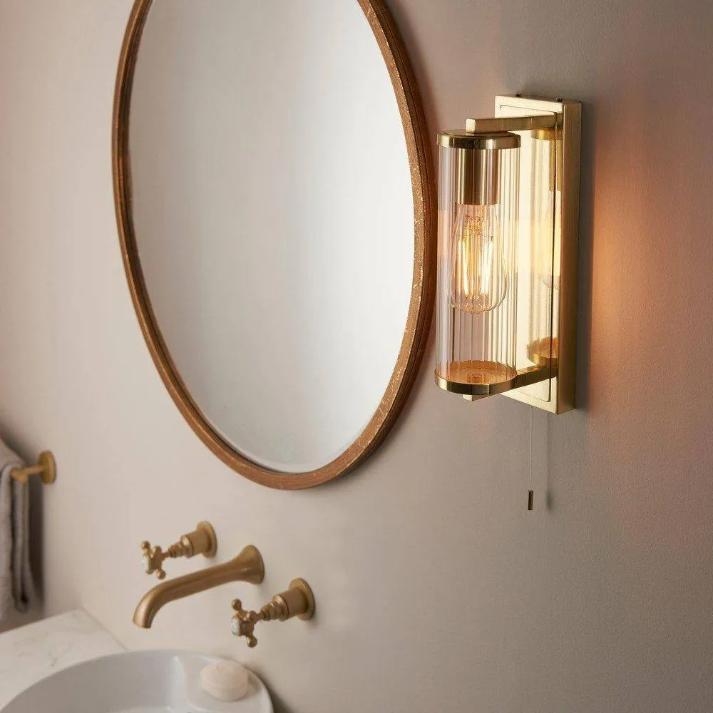 Netlighting 'COMO' Non Dimmable Stylish Contemporary Bathroom Glass Wall Lamp in Yellow 2