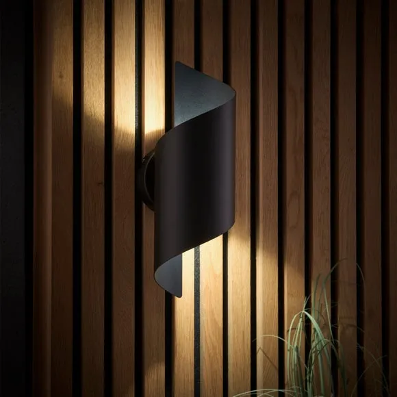 Caden Twist Modern 2 Light Wall Light 2