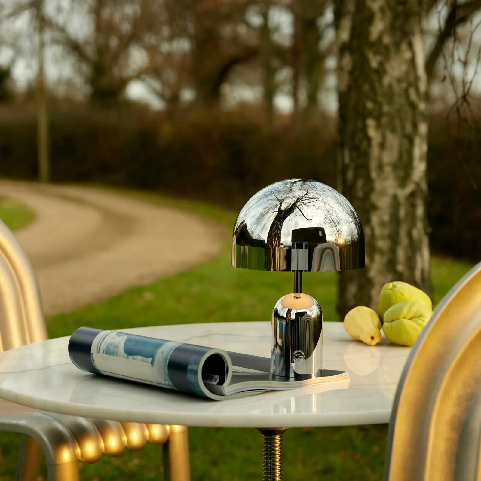 Tom Dixon Bell Portable Silver | Barker & Stonehouse 2