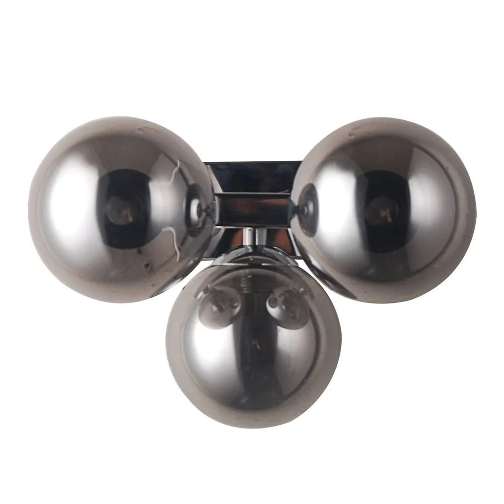 Netlighting Marbelio Modern 3 Light Wall Lamp G9 in Grey