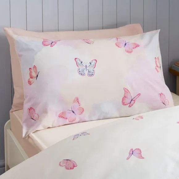 Catherine Lansfield Ombre Butterflies Duvet Cover & Pillowcase Set 3