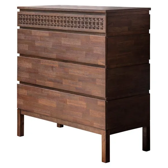 Baytown Retreat 4 Drawer Chest, Dark Wood 5