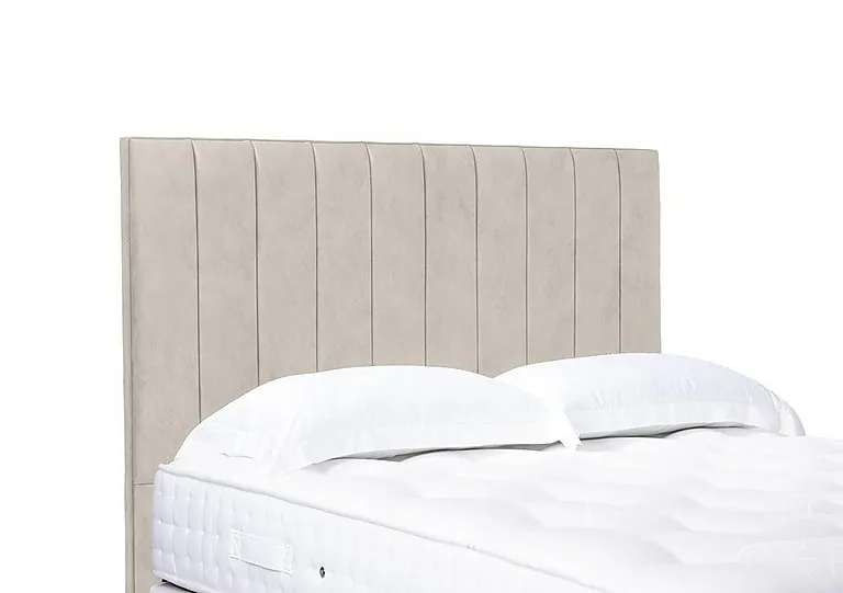 Artisan Collection Elyse High Floor Standing Headboard - Single - Sandstone Pearl