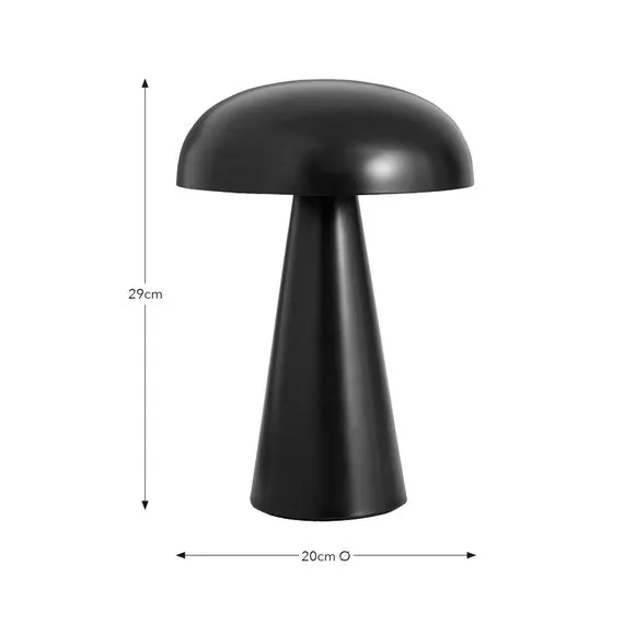 Milo Mushroom Rechargeable Touch Dimmable LED Table Lamp 5