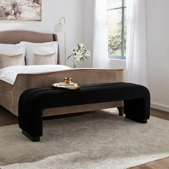 Lucilla 3 Seater Dining Bench, Velvet 3