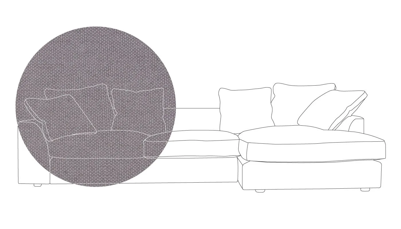 Heal's Cumulus Right Hand Facing Corner Sofa In Linen