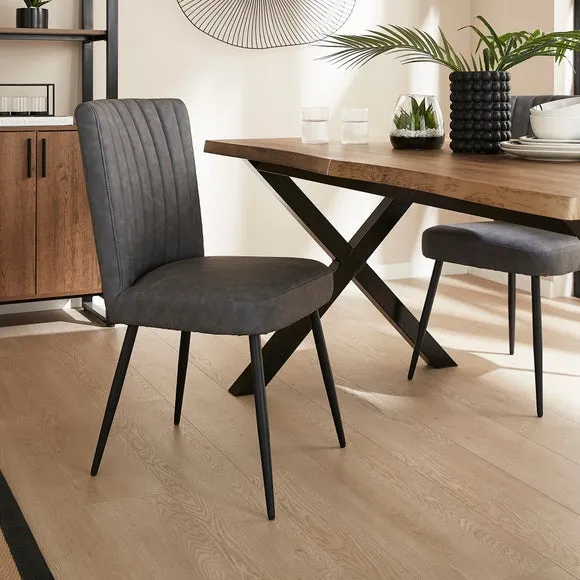 Taylor Dining Chair, Faux Leather 1