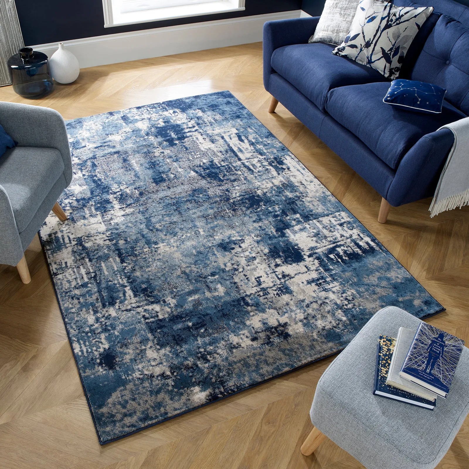 Wonderlust Rug Blue/Grey