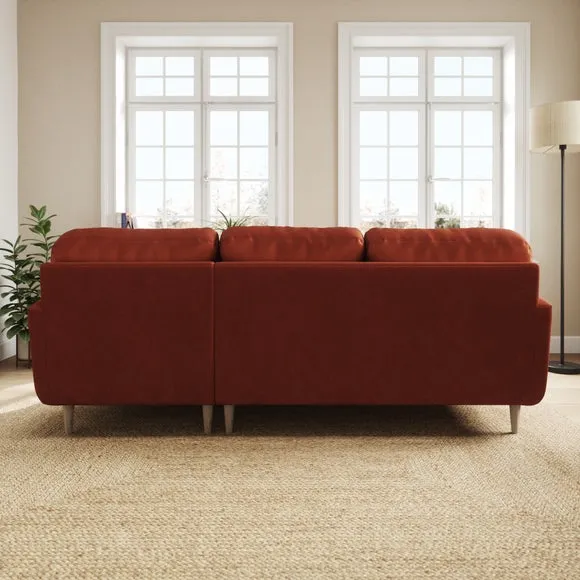 Sven Opulent Velvet Large Corner Chaise Sofa 3