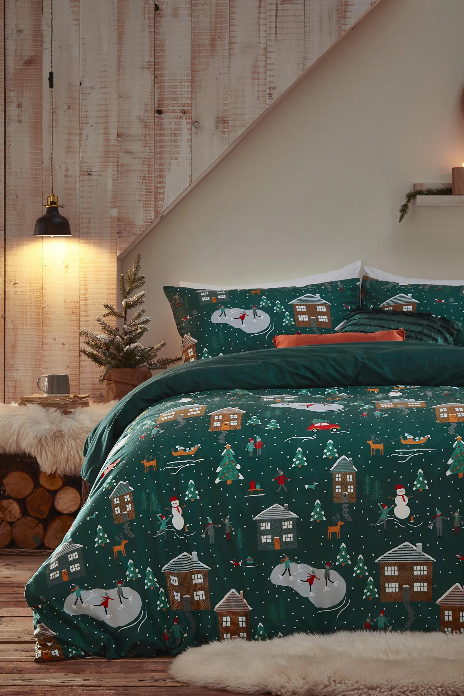 Winter Pines Single Duvet Set