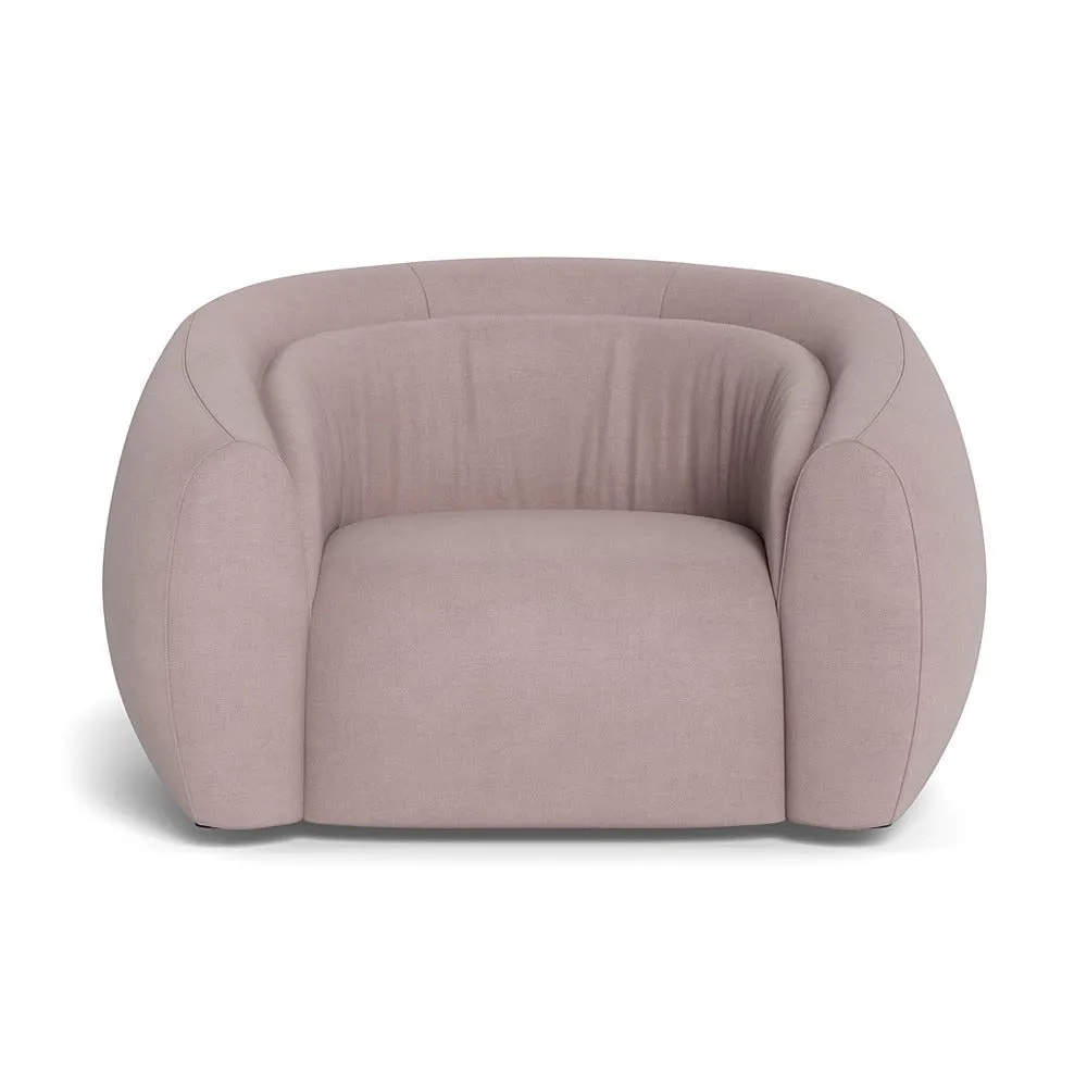 Heal's Flora Loveseat Siena Cotton Dusky Pink 1