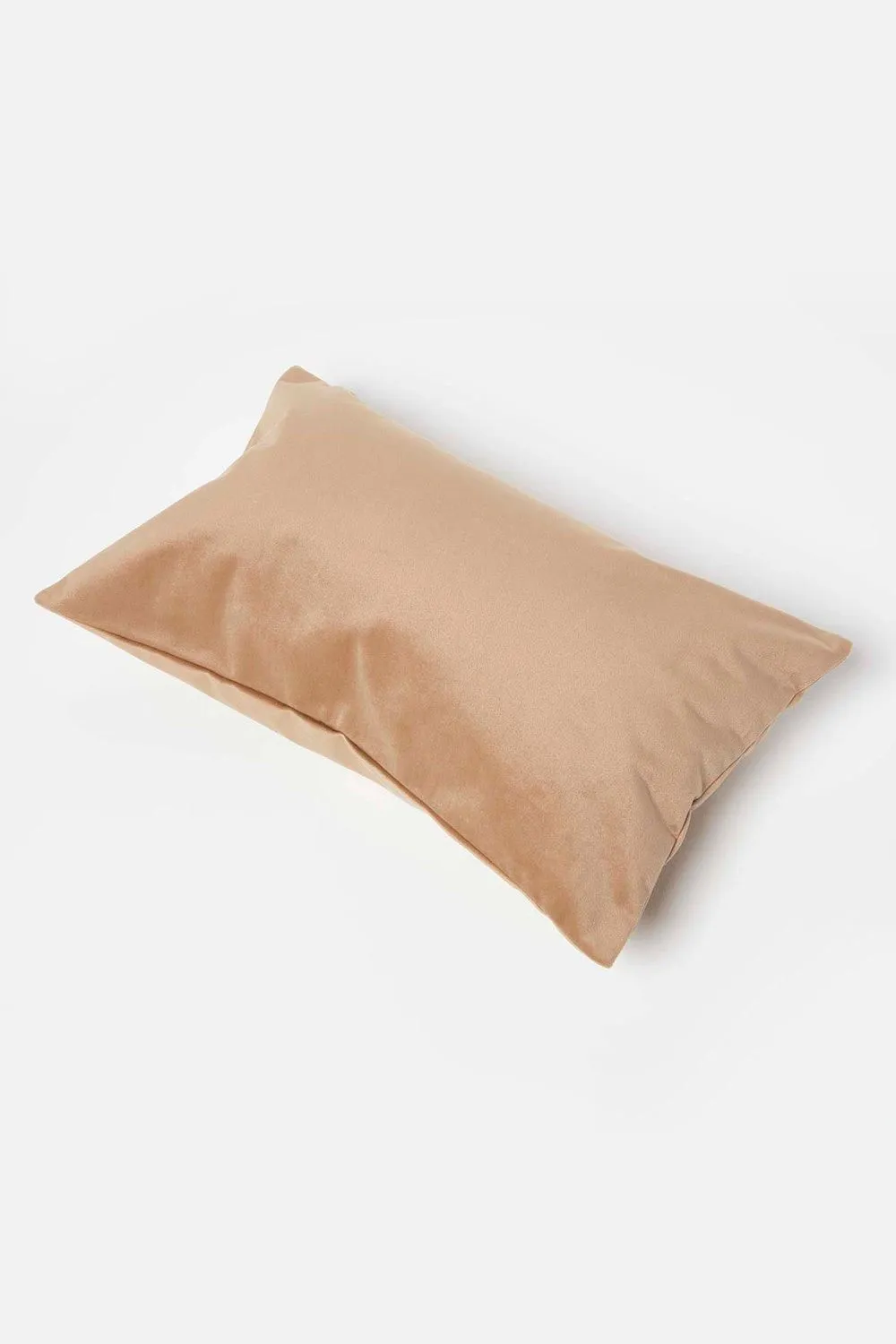 Homescapes Luxury Soft Velvet Cushion in Beige 5