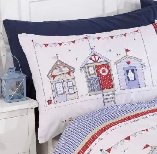 Rapport Home Beach Hut Polycotton Duvet Set with Pillowcase 2