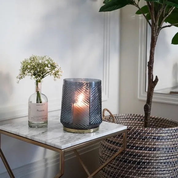 Elm Embossed Candle Holder 2