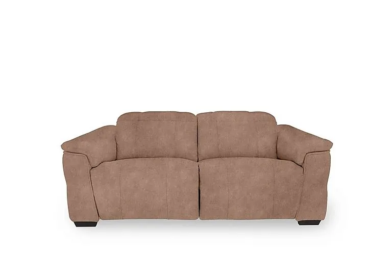 Inca Fabric 2 Seater Power Recliner Sofa with Power Headrests - Dexter Sand