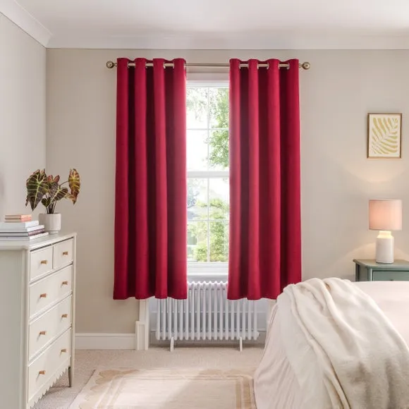 Luna Brushed Eyelet Curtains (Blackout Available) 4