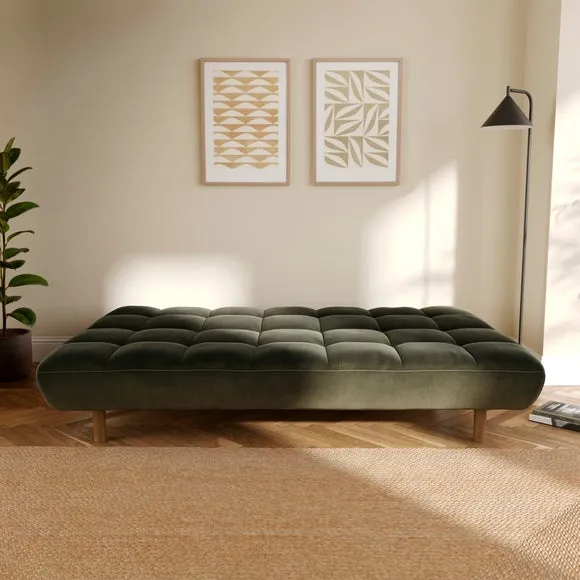 Tayla Velvet Clic Clac Sofa Bed 3
