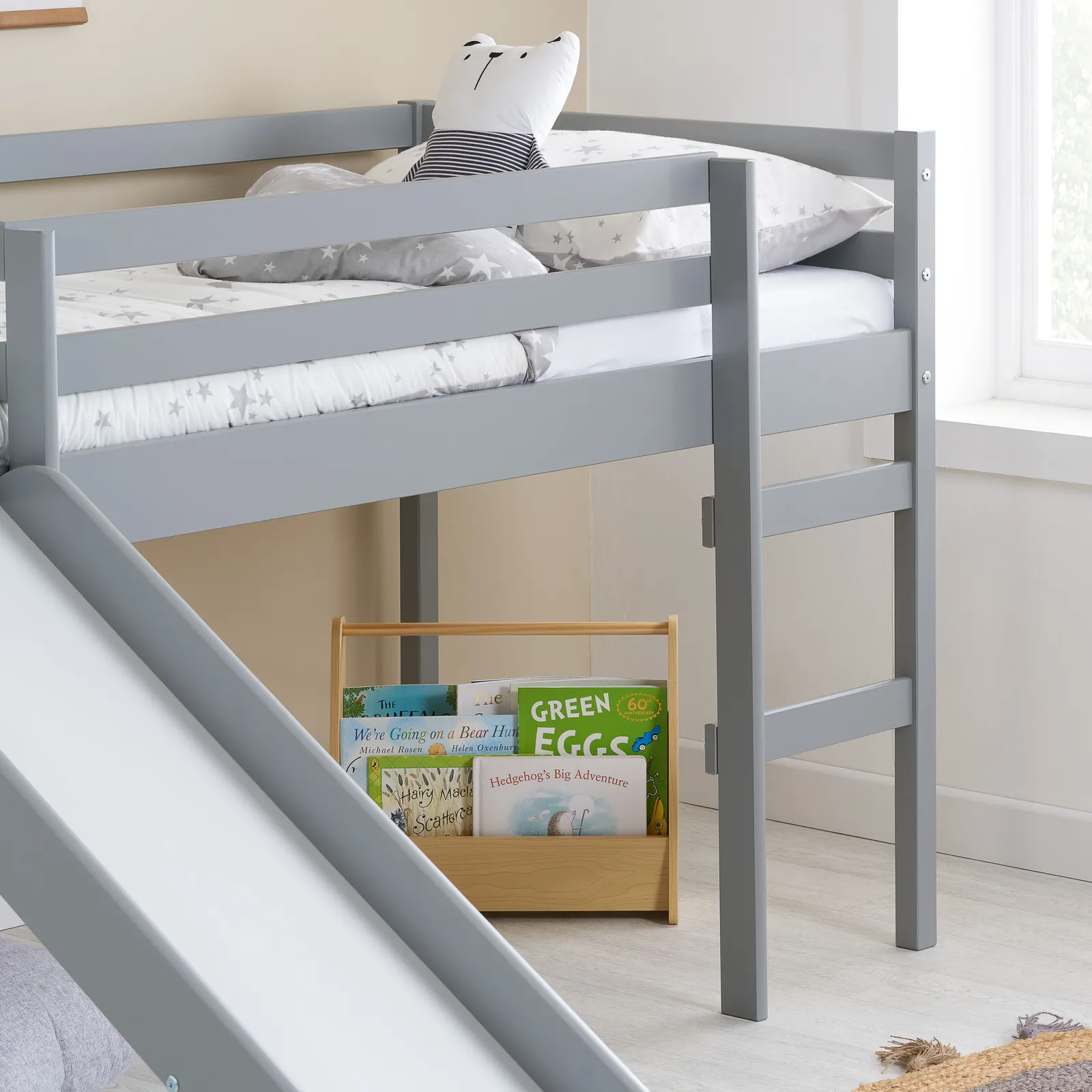 Birlea Frankie Midi Sleeper With Slide Grey 4