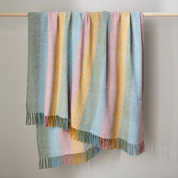Jenson Herringbone Throw Blanket 3