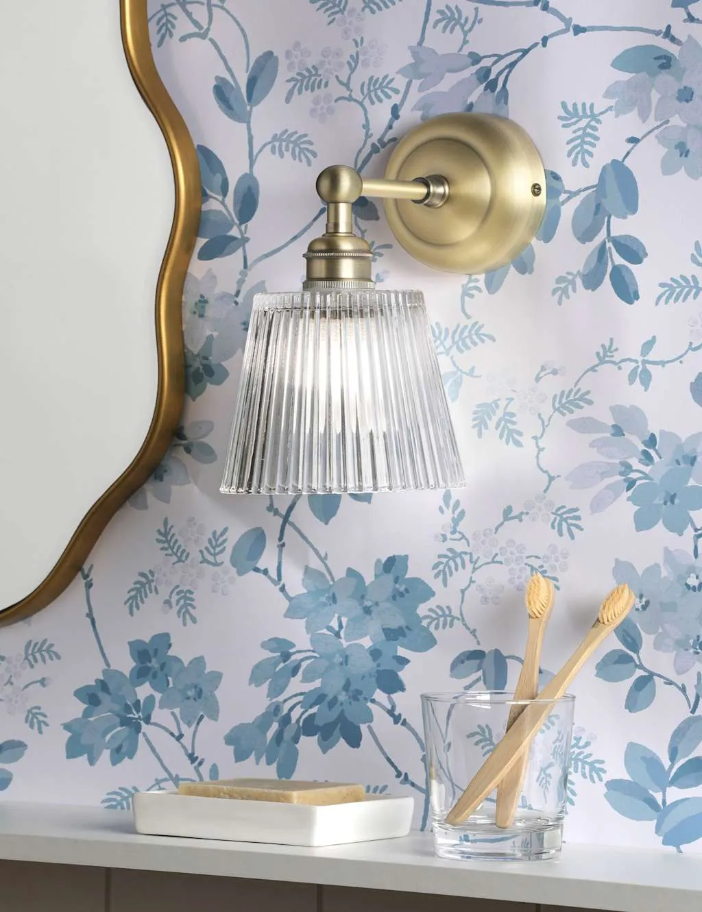 Laura Ashley Callaghan Wall Light Antique Brass
