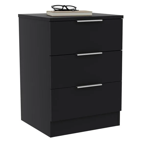 Return - Hayes 3 Drawer Bedside Table 5